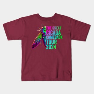 The greatest cicada comeback tour 2024 Kids T-Shirt